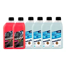 Kit 2 Aditivo Radiador Paraflu Rosa E 4 Agua Desmineralizada Foto mini 1