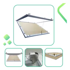 Kit 2 Alçapão Forro Drywall Tampa Gesso Click 40x40 60x60 Foto mini  2