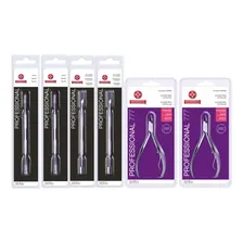 Kit 2 Alicates Cutícula 777 Aço 2 Palito 2 Espátula Mundial Foto mini 1