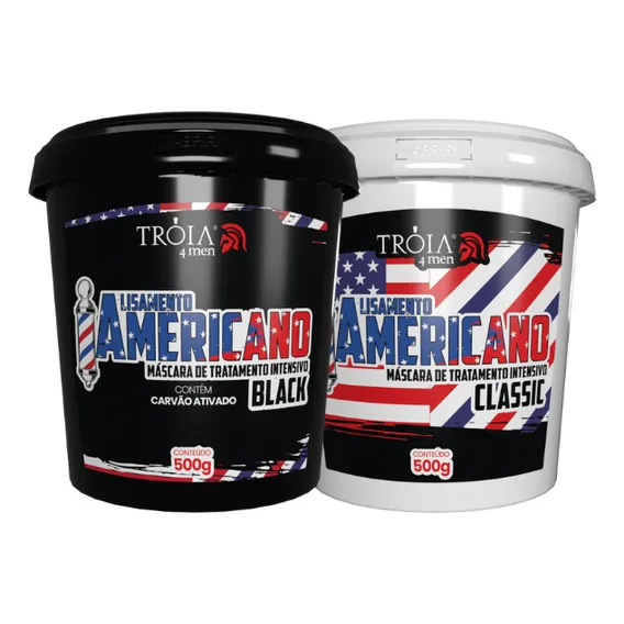 Kit 2 Alisamento Americano Relaxamento Hidróxido Sódio 500g Foto 1