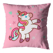 Kit 2 Almofadas Cheias Estampadas Infantil 40x40 Unicornio 1 Foto mini  3