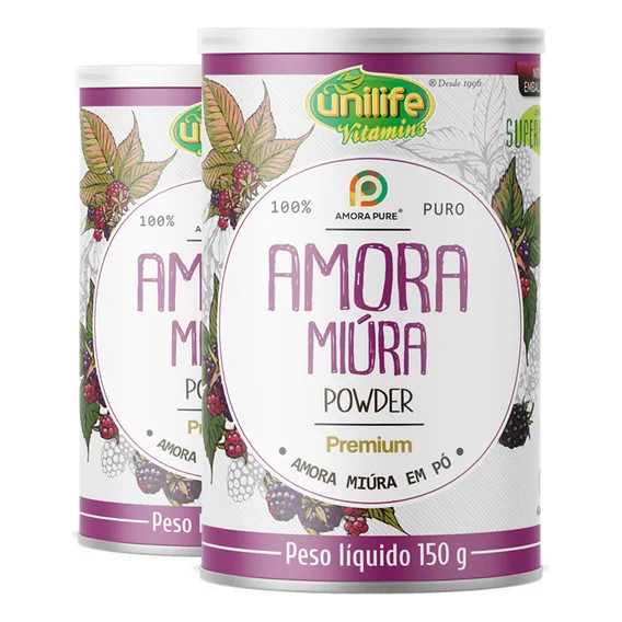 Kit 2 Amora Miura Em Pó 150g Unilife Foto 1