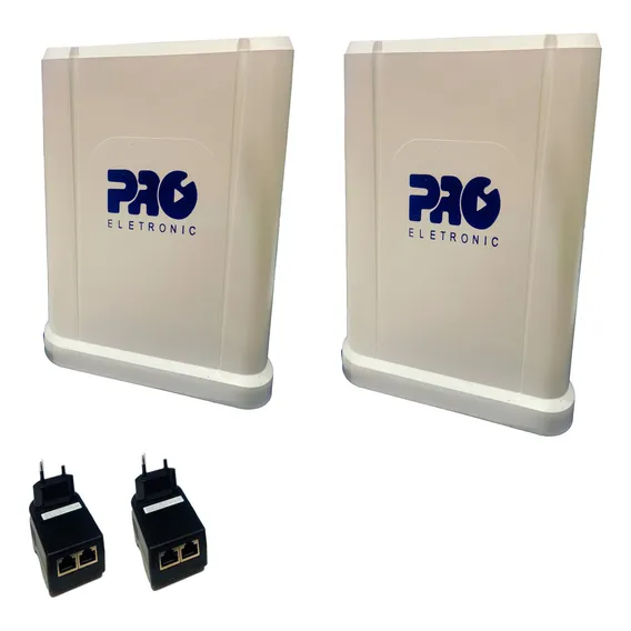 Kit 2 Antena Roteador Cpe Wireless 5ghz 20dbi Poe Pqws-5820a Foto 1