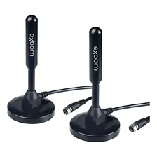 Kit 2 Antenas Digital Interna E Externa Tv An-i3540b Exbom Foto  mini 1
