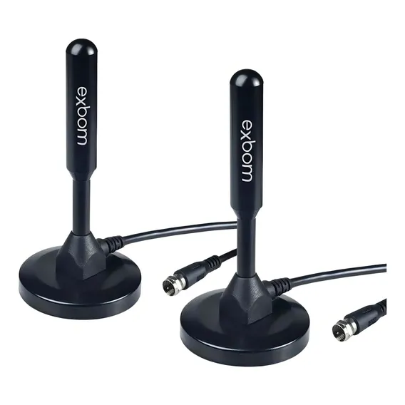 Kit 2 Antenas Digital Interna E Externa Tv An-i3540b Exbom Foto 1