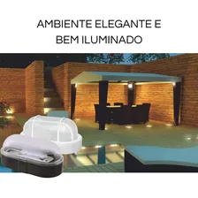 Kit 2 Arandela Tartaruga Luminaria Externa Led 15w Muro Foto mini  3