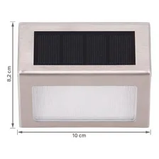 Kit 2 Arandelas Solares Inox Inspire Foto mini 3