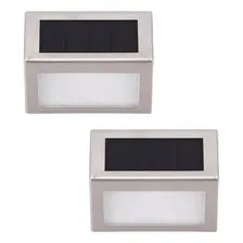 Kit 2 Arandelas Solares Inox Inspire Foto mini 1