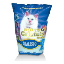 Kit 2 Areias Higiênicas Micro Cristais SÃlica 1,8kg Chalesco Foto mini 4