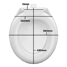 Kit 2 Assento Sanitário Almofadado Fofinho Tampa Vaso - Branco Foto mini 4
