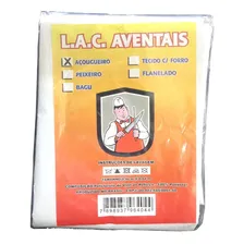 Kit 2 Avental Branco ImpermeƔvel De Pvc Cozinha E AƧougue Foto mini 4