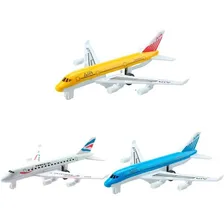 Kit 2 Aviões Metal Boing Airbus Embraer Aircraft Avião Foto mini 2