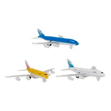 Kit 2 Aviões Metal Boing Airbus Embraer Aircraft Avião Foto mini 1