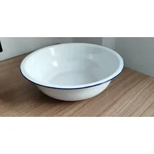 Kit 2 Bacia Esmaltada Agata 30cm Branca 3,8l Multiuso Cor Branco Foto mini 4