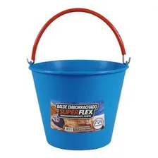 Kit 2 Balde Emborrachado Azul Superflex 12 Litros - Metasul Foto mini 1