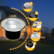 Kit 2 Balizador Spot Led Embutir Chao Piso Jardim 5w Ip67 Cor Da Luz Verde Foto mini 2