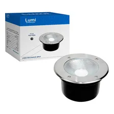 Kit 2 Balizador Spot Led Embutir Chao Piso Jardim 5w Ip67 Cor Da Luz Verde Foto mini 1