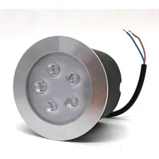 Kit 2 Balizador Spot Led Embutir Chão Piso Jardim 5w Quente Cúpula Inox Estrutura Preto Foto mini 3