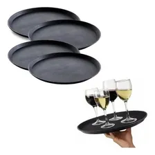Kit 2 Bandeja Emborrachada Garçom Restaurante Antiderrapante Foto mini 4