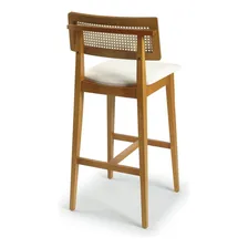 Kit 2 Banquetas Alta Em Madeira Maciça Palermo Móveis Foto mini 4