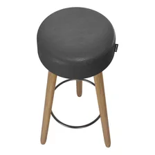 Kit 2 Banquetas Couro Sintético E Madeira Maciça Wt Foto mini 3
