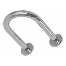 Kit 2 Barra De Apoio Em Inox Lateral Para Lavatório Nbr9050 Cor Cromado Foto  mini 1