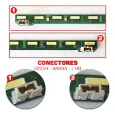Kit 2 Barra Led 43lf5700 43lf6350 43uf6750 43uf6800 43lx341c Foto mini  2