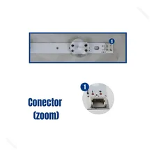 Kit 2 Barras De Led Compatível 43uj6525 43uj6565 43uj6585 Foto mini  3