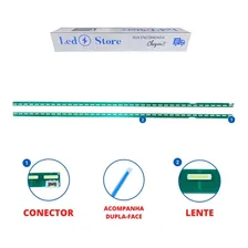 Kit 2 Barras Led Compatível 43lf6350 43uf6800 43uf6750 Foto  mini 1
