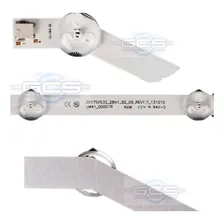 Kit 2 Barras Led Un32fh4205 Un32h4303 9 Leds Novas AlumÃnio Foto mini 4