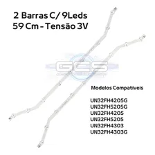 Kit 2 Barras Led Un32fh4205 Un32h4303 9 Leds Novas AlumÃnio Foto mini 2