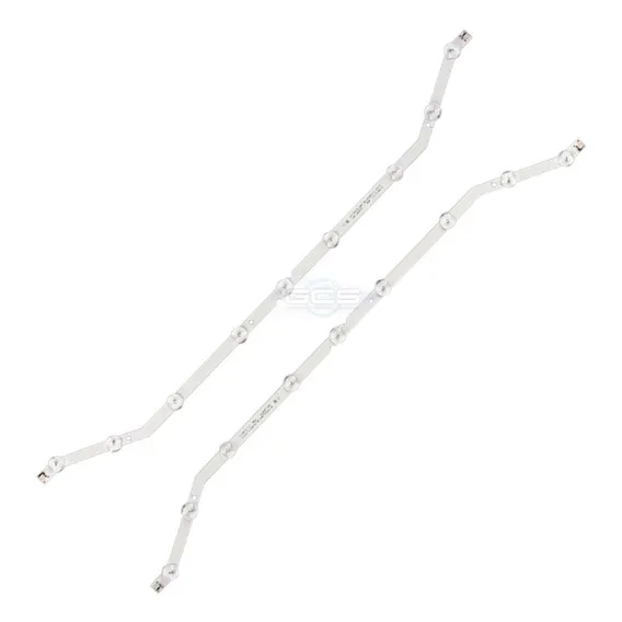 Kit 2 Barras Led Un32fh4205 Un32h4303 9 Leds Novas AlumÃnio Foto 1