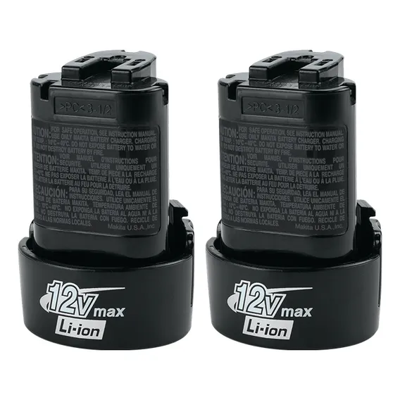 Kit 2 Bateria 12v Litio Li-ion Makita Bl1014 1.3 Foto 1