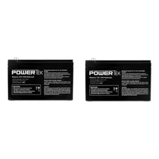 Kit 2 Baterias 12v 7ah Selada Centrais Alarme Nobreak Ilumin Foto mini 1