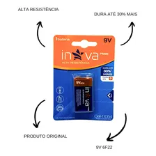 Kit 2 baterias 9v Inova Cell-11054 Foto mini 4