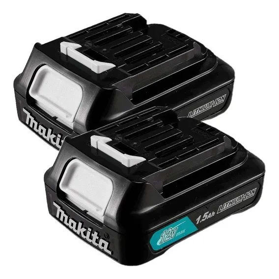 Kit 2 Baterias Lítio 12v 1.5ah Bl1016 197413-5 Makita Foto 1