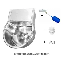 Kit 2 Bebedouro Automático Animais CĂŁes SuĂno AlumĂnio 4 L Cor Prateado Foto mini 2