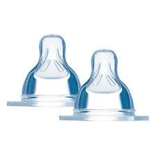 Kit 2 Bicos De Silicone Para Mamadeira 2m+ Fluxo Médio Mam Foto  mini 1