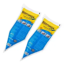 Kit 2 Bisnaga Argamassa Polimerica 3kg Biomassa Foto  mini 1