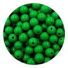 Kit 2 Bola Plástica Leitosa Passante 10mm Cinza E Verde Foto mini 2