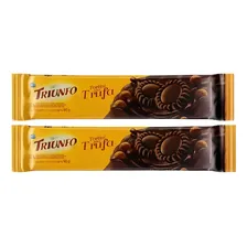 Kit 2 Bolacha Arcor Triunfo Tortinhas Trufa 90g Foto mini 1