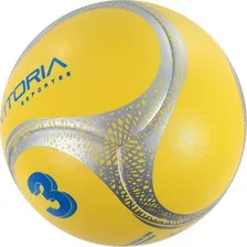 Kit 2 Bolas Futebol De Campo Nº 3 Sub 12 Oficial Termotec Pu Cor Amarelo Foto mini  2