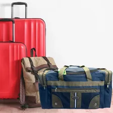 Kit 2 Bolsas De Mão Mala De Viagem Grande Reforçada Atacado Cor Azul Foto mini 2