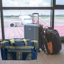 Kit 2 Bolsas De Mão Mala De Viagem Grande Reforçada Atacado Cor Azul Foto mini 3