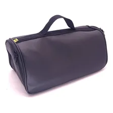 Kit 2 Bolsas Porta Vinho Triplo Couro Preto Foto mini 4