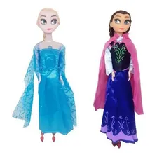 Kit 2 Bonecas Frozen Anna E Elsa 30cm Musical Foto mini 1