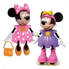 Kit 2 Bonecas Minnie Conta História E Patinadora Licenciada Foto  mini 1