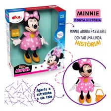 Kit 2 Bonecas Minnie Conta História E Patinadora Licenciada Foto mini  3