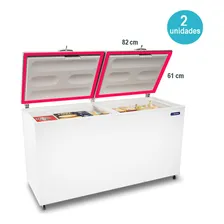 Kit 2 Borracha Gaxeta Freezer Da550 82x61 Cor Cinza Foto mini  2