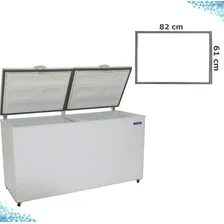 Kit 2 Borracha Gaxeta Freezer Da550 82x61 Cor Cinza Foto mini 4